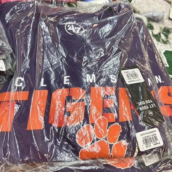 CLEMSON TIGER SHIRT 47 BRAND 🔥MEDIUM - Picture 9 of 9